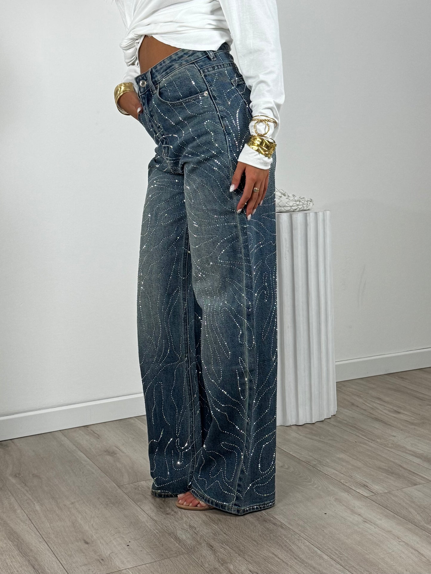 Jeans Abstract Diamond