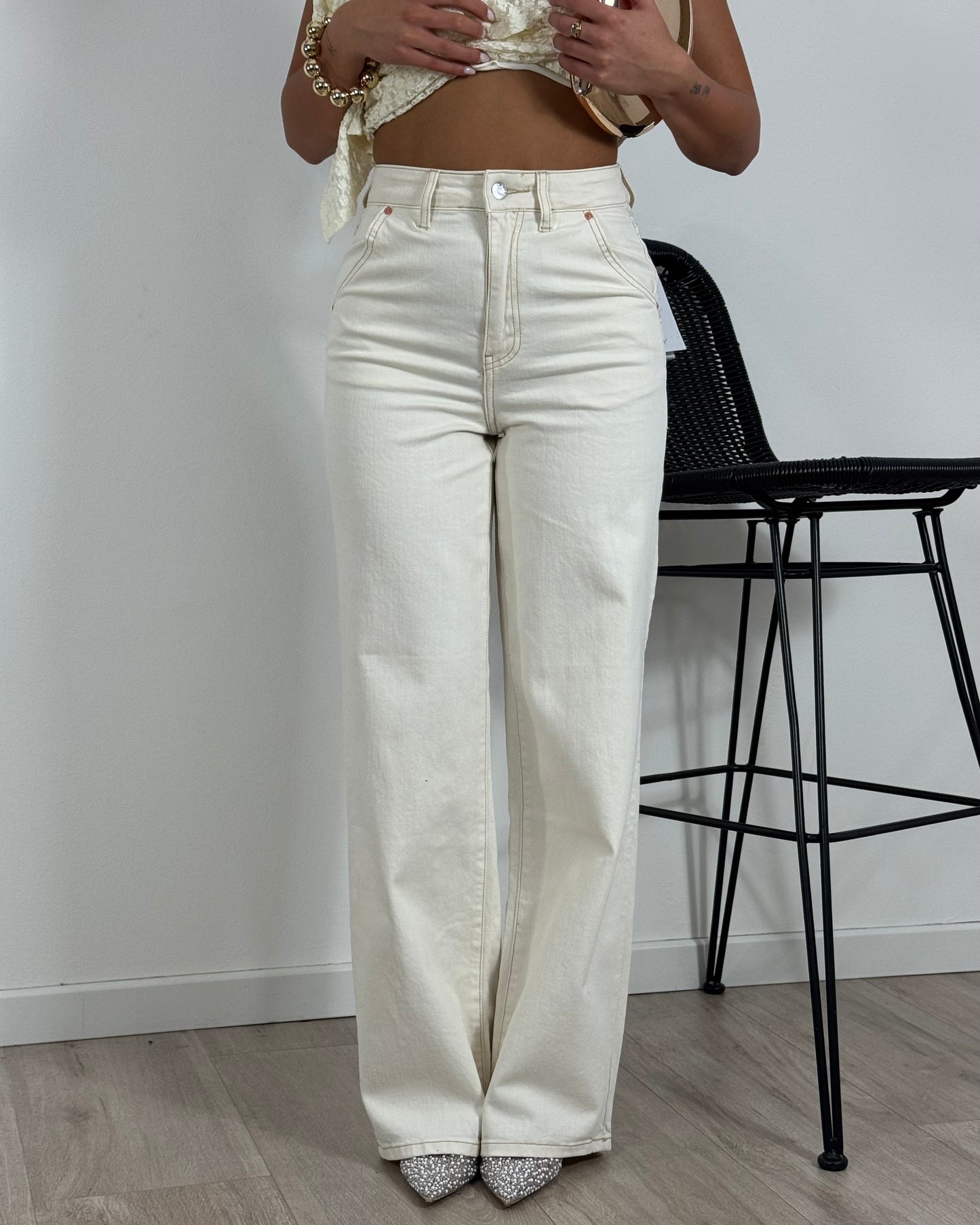 Jeans Soft Stitch Wide Leg